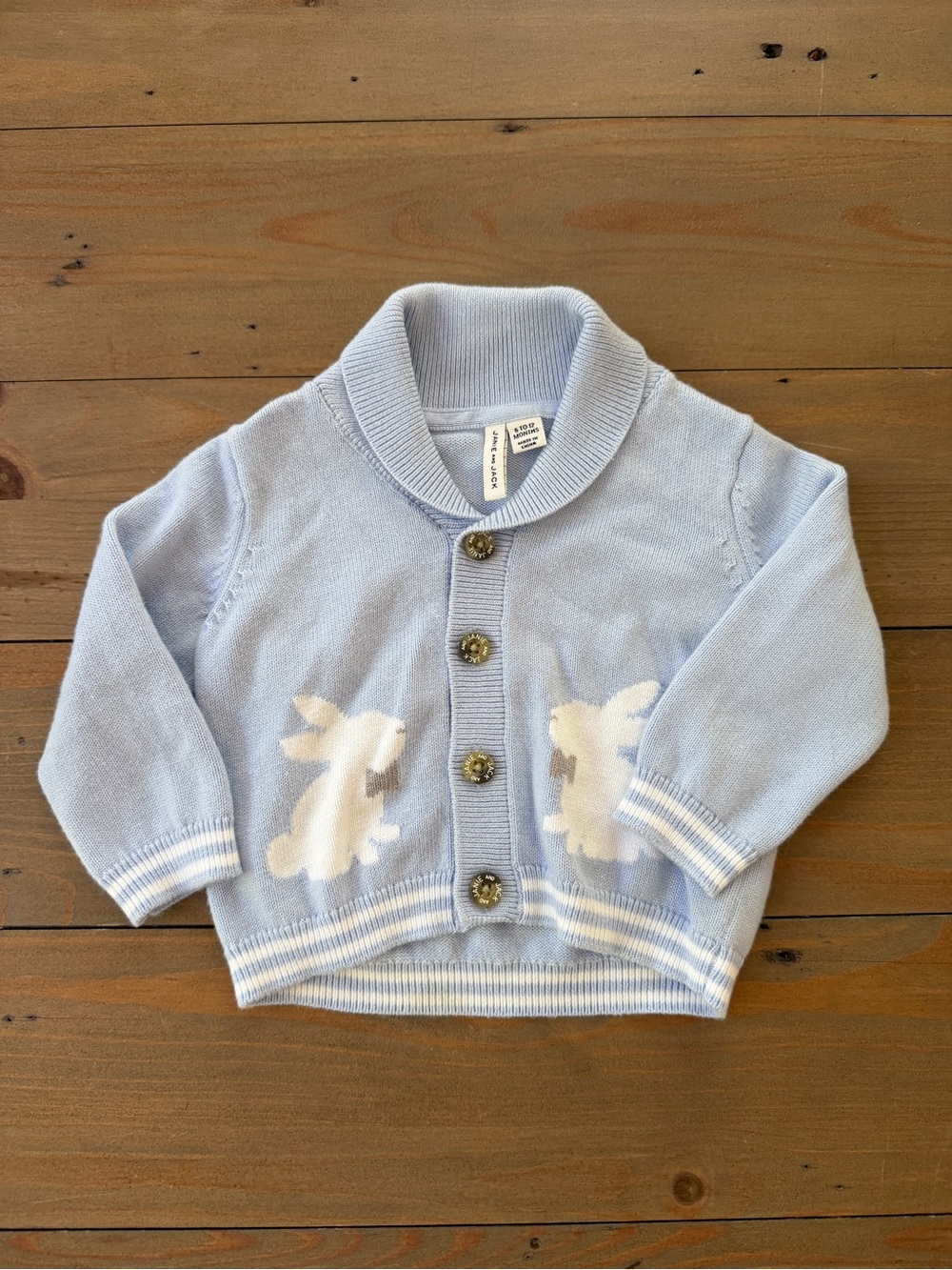 Janie and Jack Bunny Cardigan - 6-12 Months